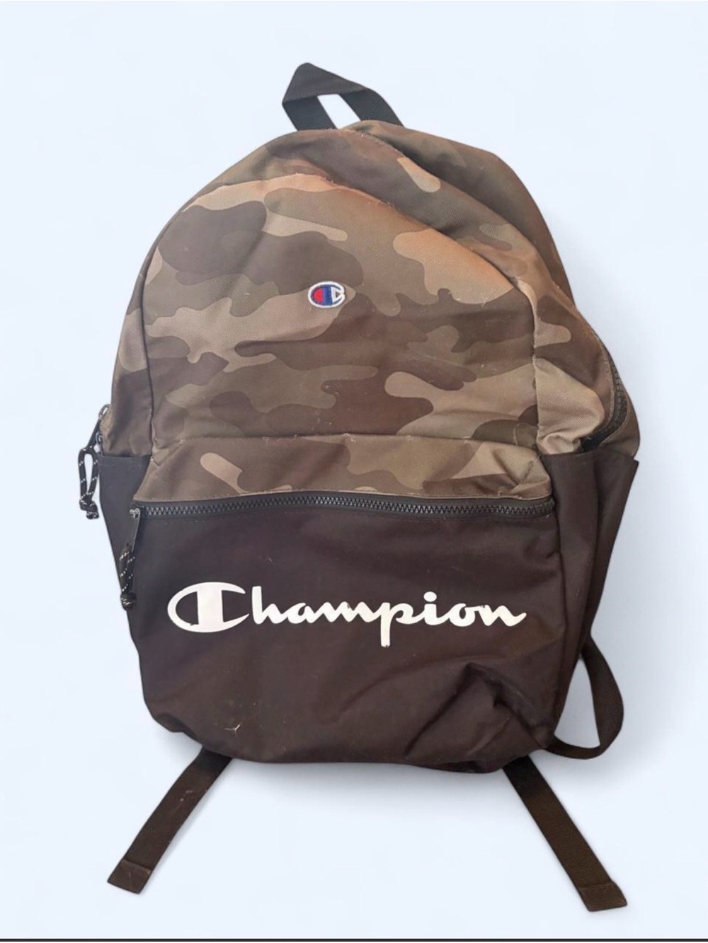 Champion Camo Backpack with Front Pocket